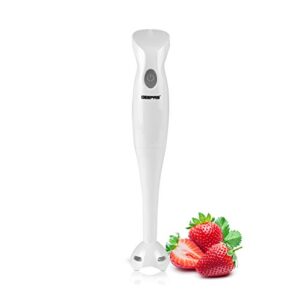 Geepas-Hand Blender, 2 Speed, Stainless Steel Blade, GHB5467 | Food Collection Immersion Hand Blender with Removable Stick | Ideal for Smoothies, Shakes, Grinding Ingredients, & Fruits