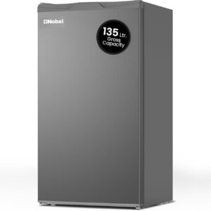 Nobel 135 L Gross / 86 L Net, Single Door Refrigerator, Defrost, R600a Refrigerant, Temperature Control, Inside Light