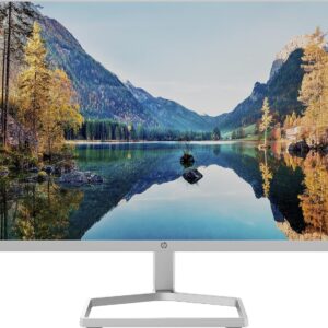HP 24 inch FHD Monitor with AMD FreeSync Technology 2021 Model, M24fw, Silver, 23.8-inch