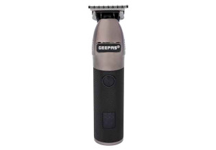 Geepas Rechargeable Hair Clipper with LED Display, GTR56028 | Lithium Battery, 120mins Working | Stainless Steel Blades | Travel Lock | USB Charging | 4 Guide Combs