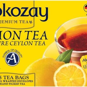 Alokozay Heat Seal Sachets Lemon Tea Bags, 25 Bags