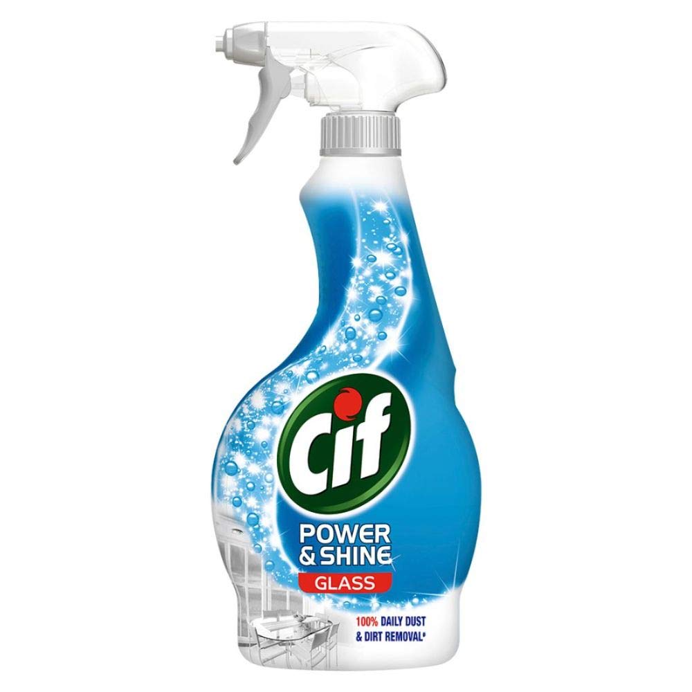 Cif Glass Cleaning Spray, Clean And Shining Surfaces, 450 ml