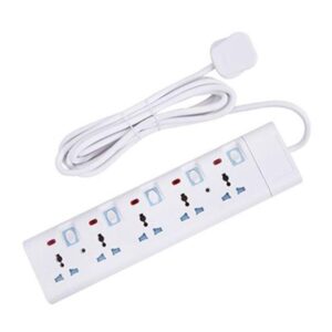 Geepas GES4092 5-Way Extension Board - 3 Meter