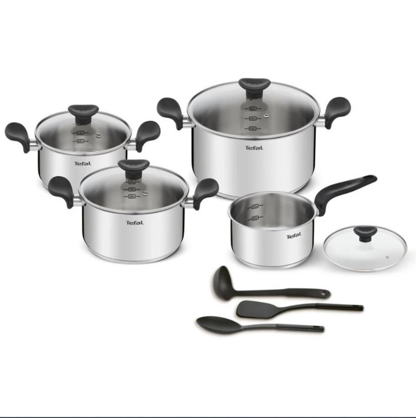 Tefal - E308SB74 – Cookware Set, 16/18/20/24cm Pots